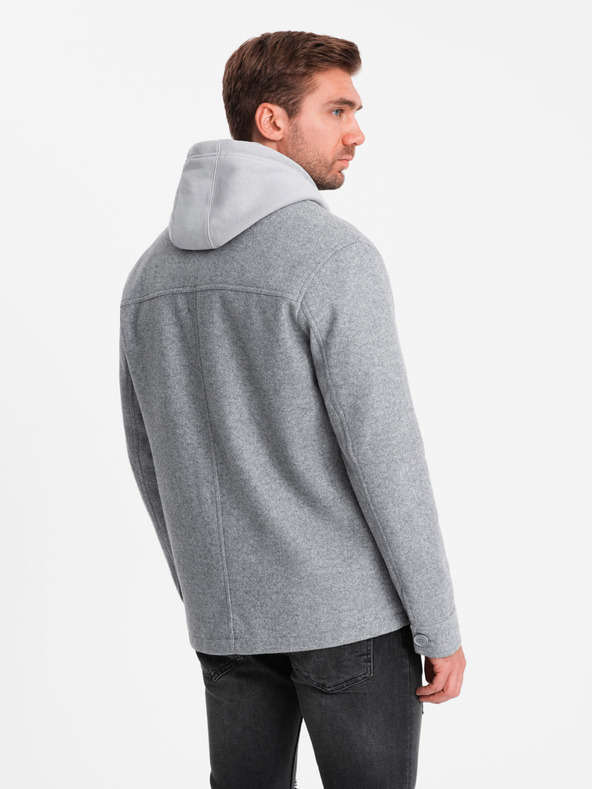 Ombre Clothing Pánska ľahká flísová bunda Ombre Clothing V2 OM-JANP-0199