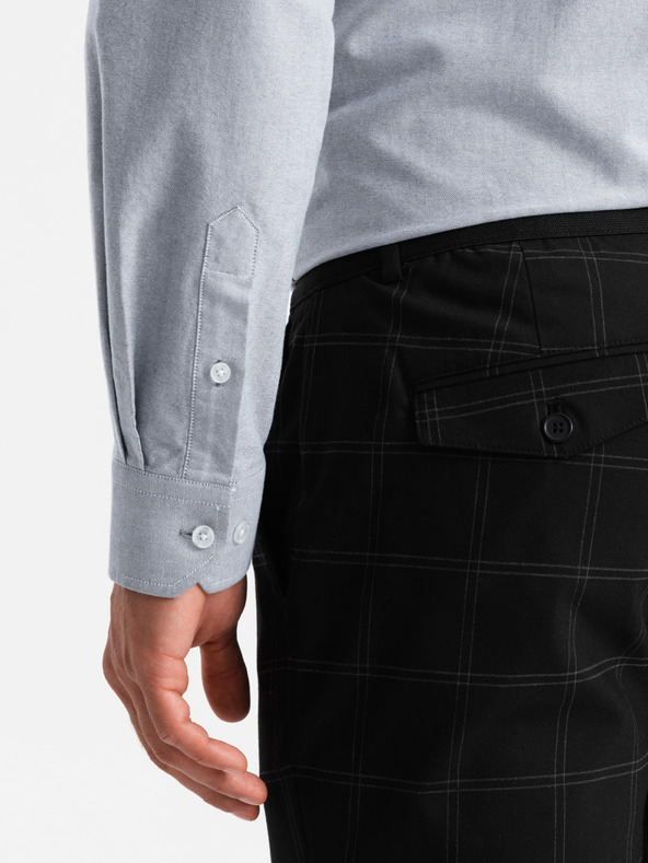 Ombre Clothing Pánska oxfordská košeľa Ombre Clothing V2 OM-SHOS-0173