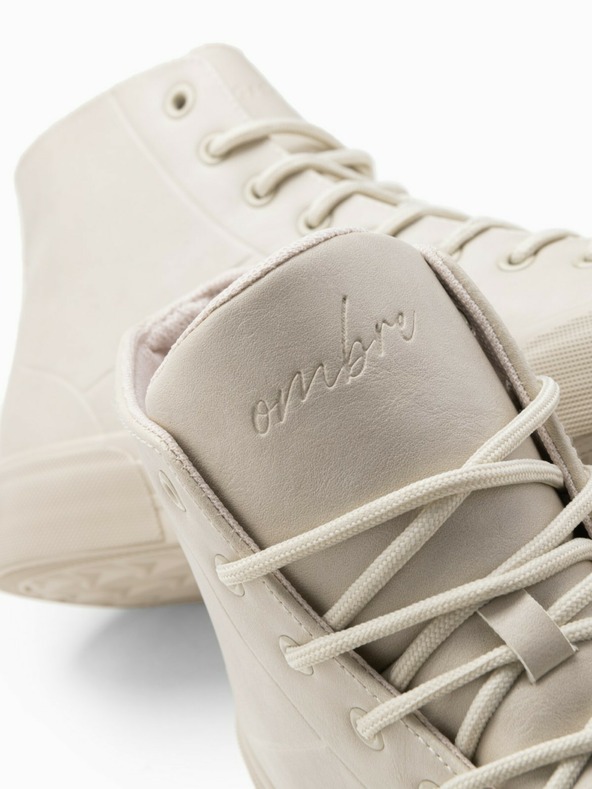 Ombre Clothing Pánske vysoké tenisky s gumovou špičkou Ombre Clothing