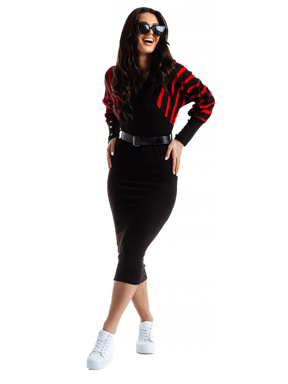 Edoti Dámske midi šaty EDOTI