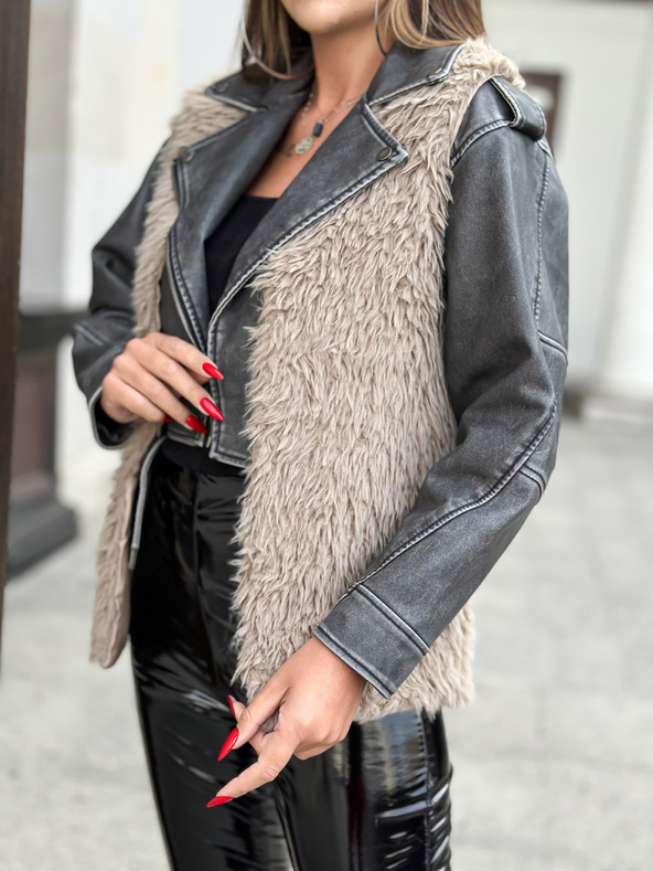 Edoti EDOTI Dámska vesta, béžová