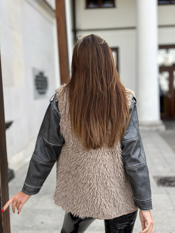 Edoti EDOTI Dámska vesta, béžová