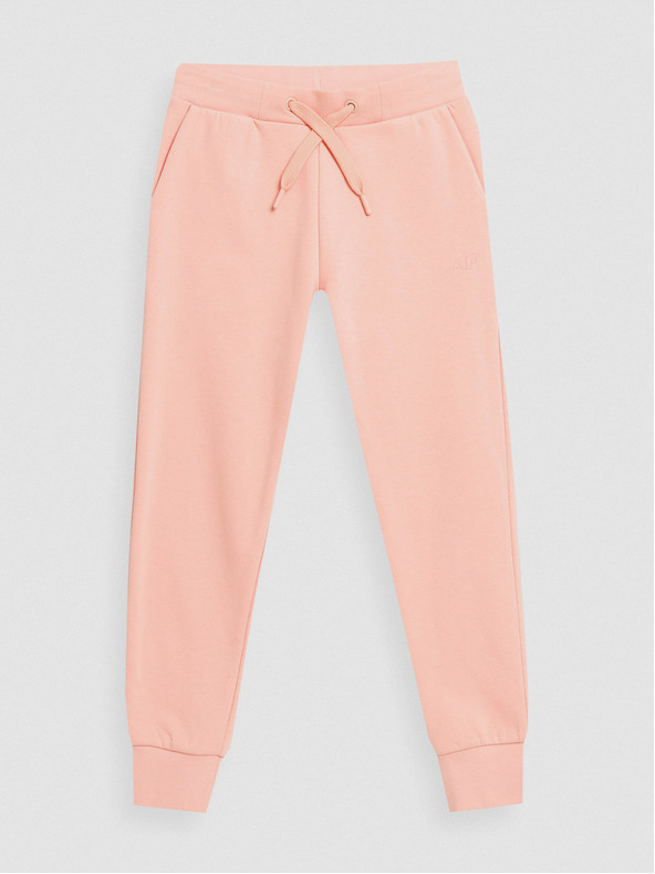 4F Dievčenské bavlnené tepláky