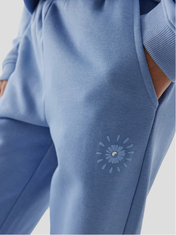 4F 4F Dievčenské tepláky jogger - džínsové