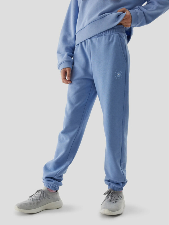 4F 4F Dievčenské tepláky jogger - džínsové