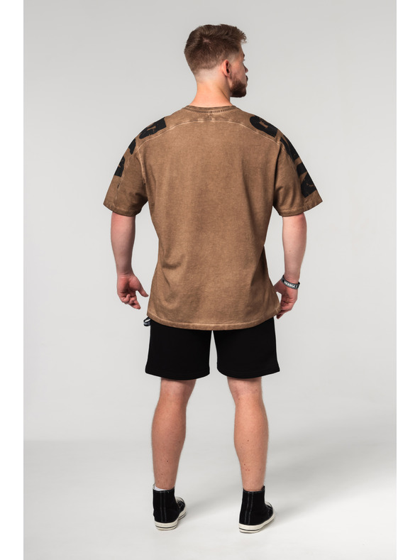 Nebbia Tepláky GYM BRO 352 M,svetlohnedá