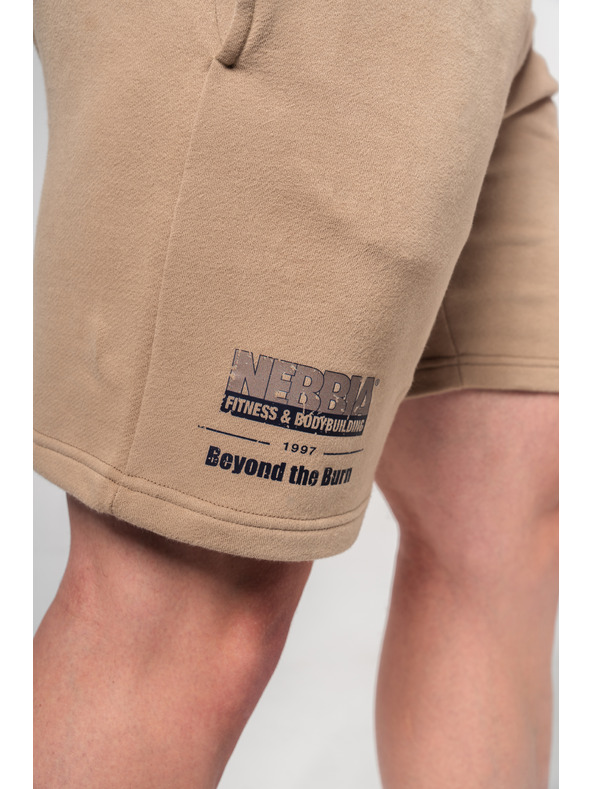 Nebbia Tepláky GYM BRO 352 M,svetlohnedá