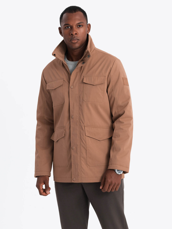 Ombre Clothing Pánska bunda s ombré oblečením