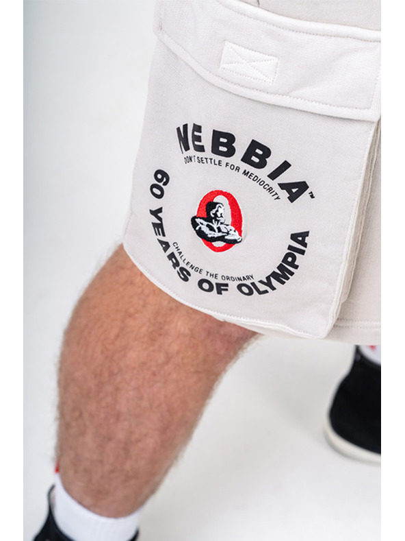 Nebbia Sprané voľné šortky LEGACY 787 M,svetlosivá