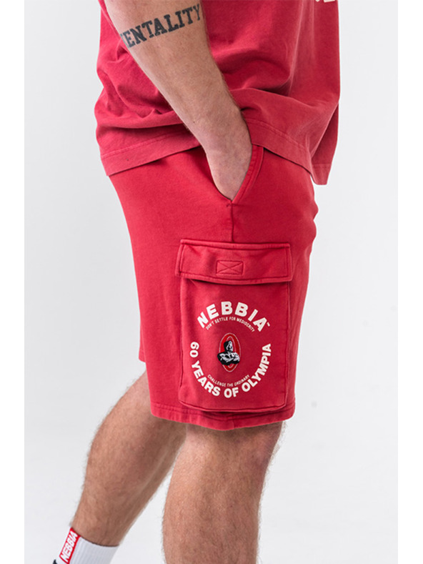 Nebbia Sprané voľné šortky LEGACY 787 M,svetlosivá