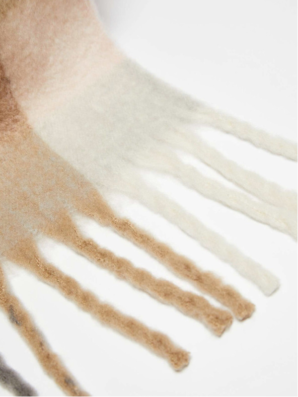 Moodo Teplý šál s jemným vzorom