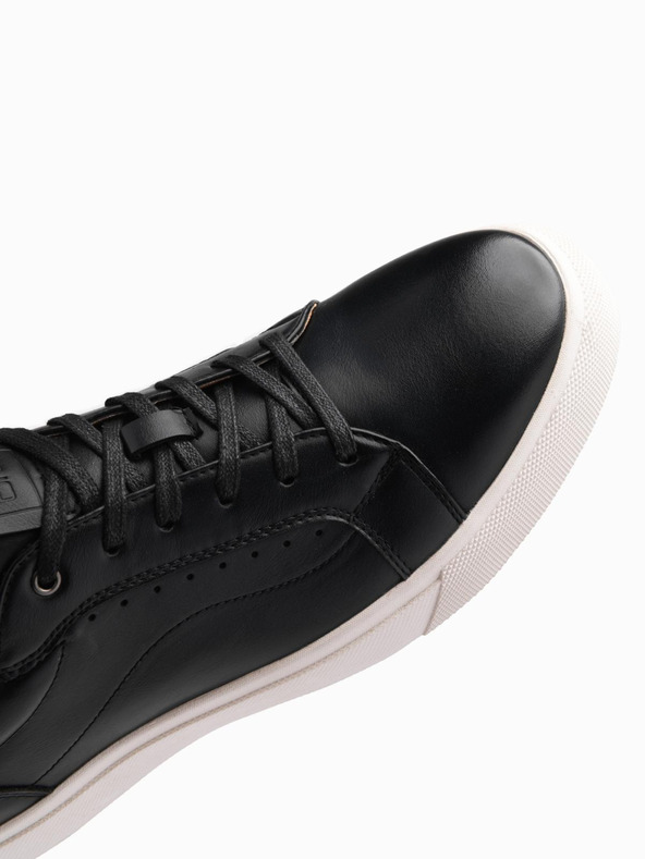 Ombre Clothing Pánske plátenné tenisky čierne Ombre Oblečenie