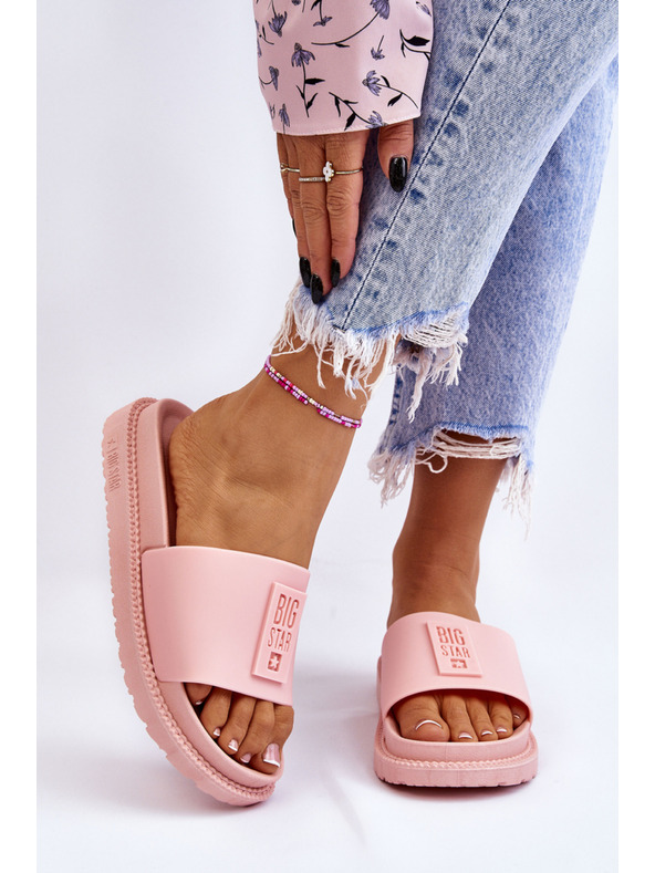 BIG STAR SHOES Women's slippers Big Star Light Pink