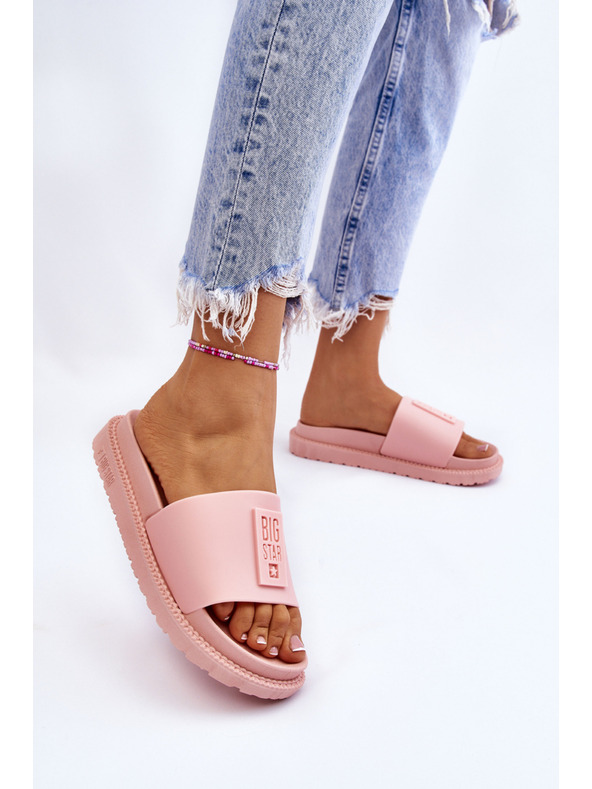 BIG STAR SHOES Women's slippers Big Star Light Pink