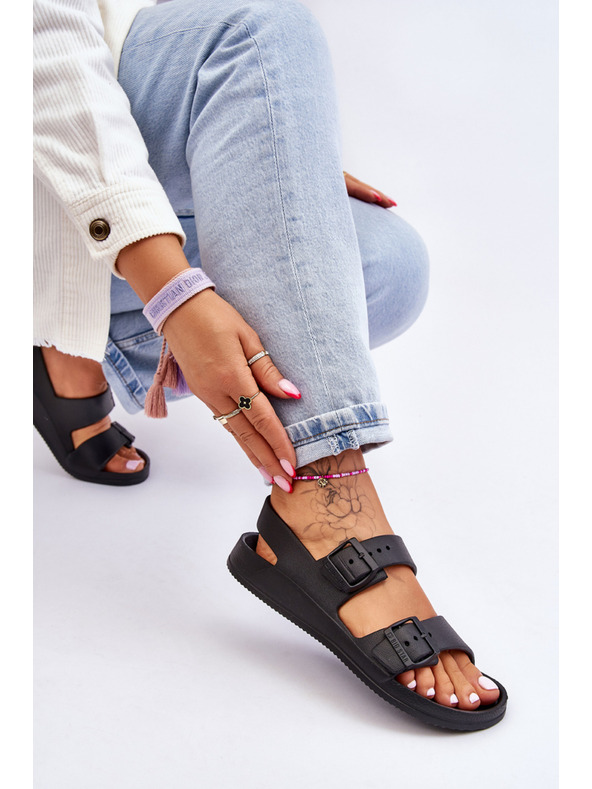 BIG STAR SHOES Dámske ľahké sandále Big Star čierne