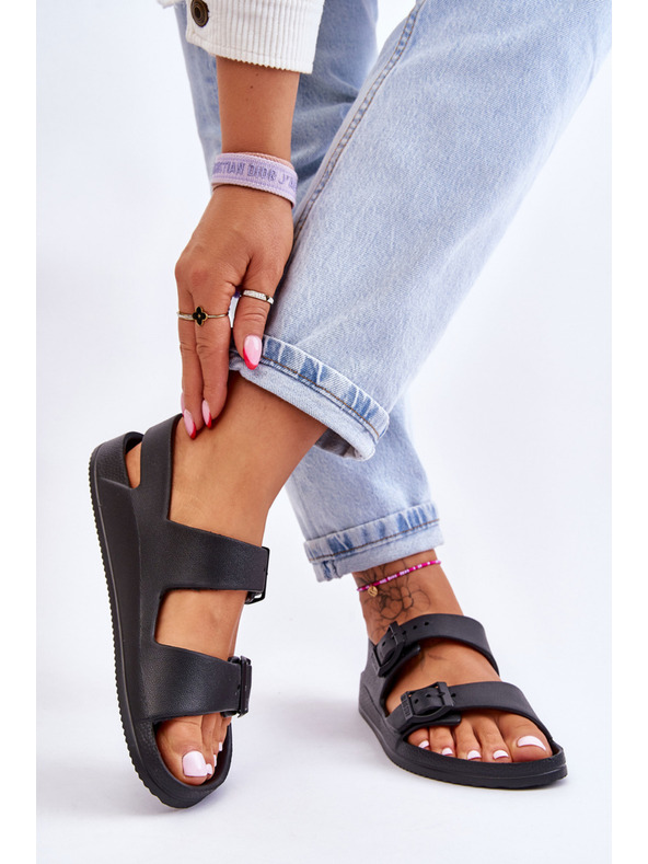 BIG STAR SHOES Dámske ľahké sandále Big Star čierne