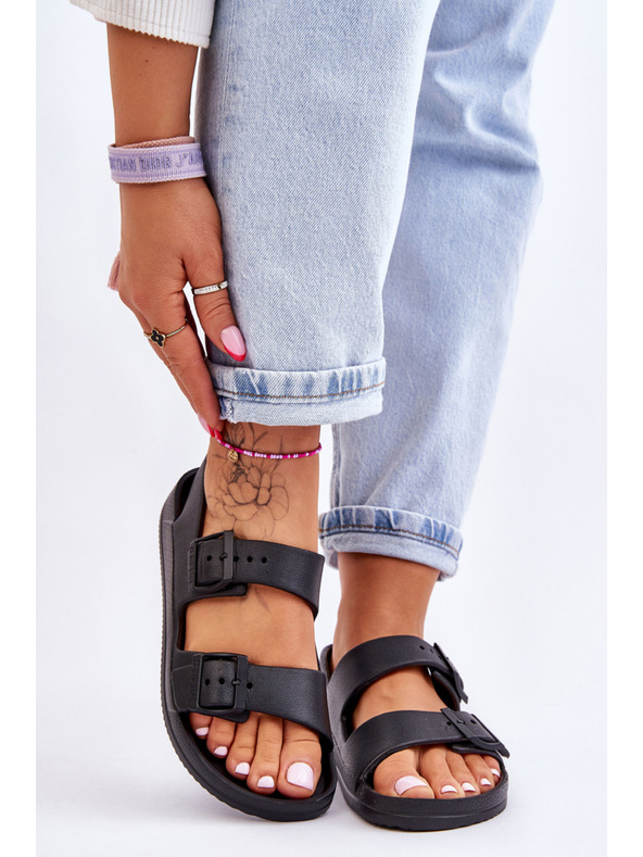 BIG STAR SHOES Dámske ľahké sandále Big Star čierne