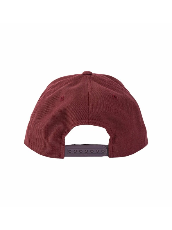 Meatfly Meatfly šiltovka Hornet Snapback Coordinates Maroon | Červená | Veľkosť