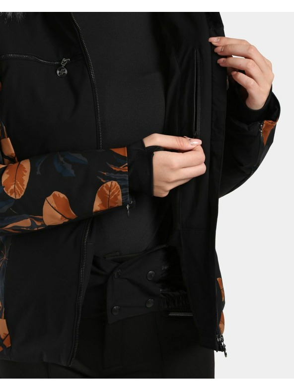 Kilpi Dámska lyžiarska bunda Kilpi LENA-W Hnedá