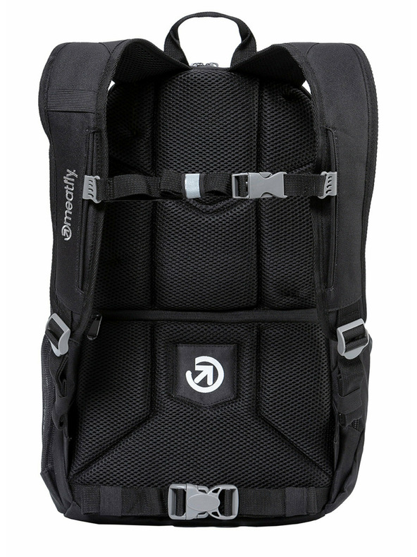 Meatfly Meatfly batoh Basejumper Čierna 22 L + PERAČNÍK ZADARMO | Čierna | Objem 22 L