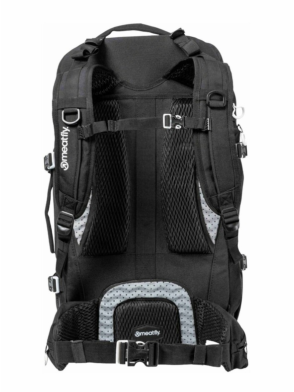 Meatfly Meatfly batoh Bleriot Čierna 46 L | Čierna | Objem 46 L
