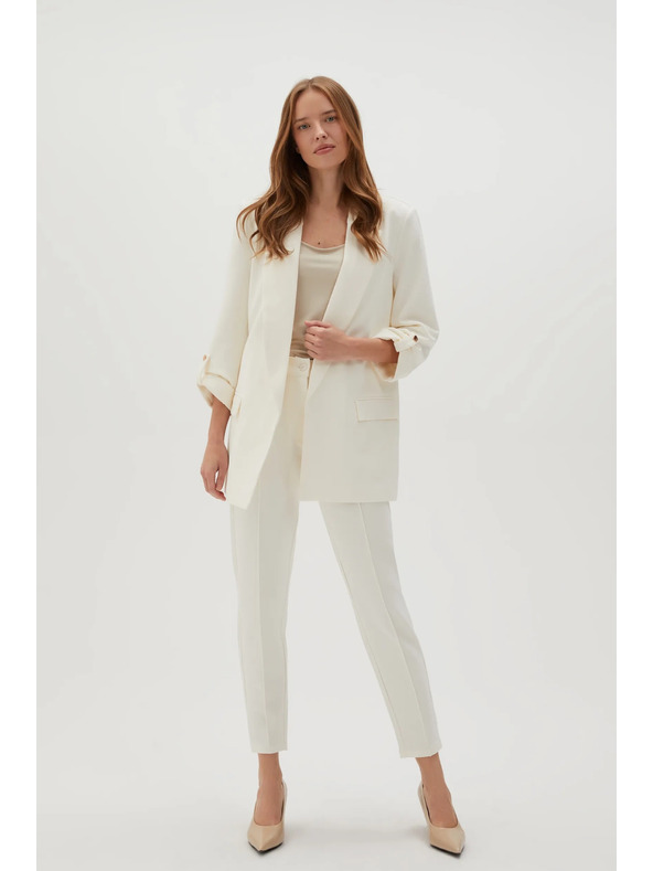 Moodo Dámske nohavice biele Moodo