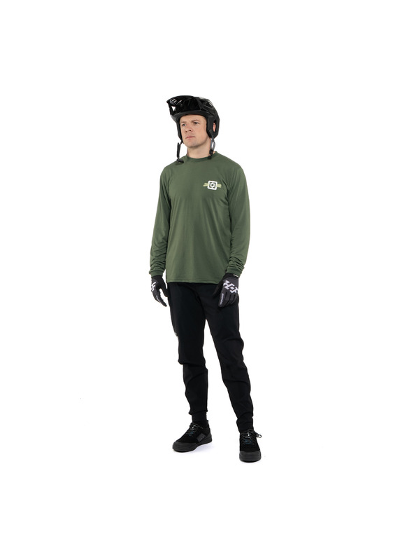 Horsefeathers Bike tričko Fury zelené HORSEFEATHERS