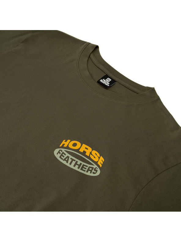 Horsefeathers Tričko Orbit zelené HORSEFEATHERS