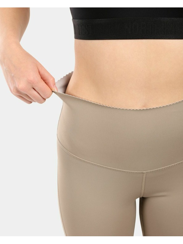 Kilpi Dámske fitness legíny Kilpi RIVIAN-W, s funkciou OPTI-DRY Khaki