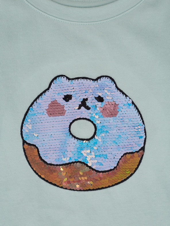 GAP Detské tričko s flitrami GAP