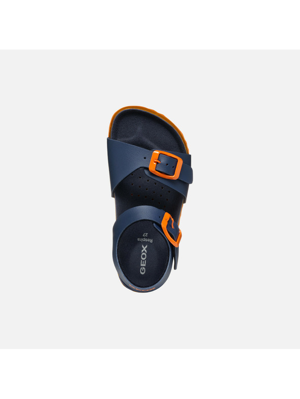 Geox Tmavomodré chlapčenské sandále Geox Ghita