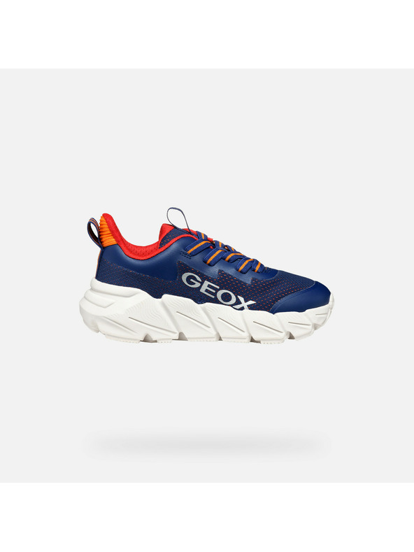 Geox Tmavomodré chlapčenské tenisky Geox Flexyper Fast