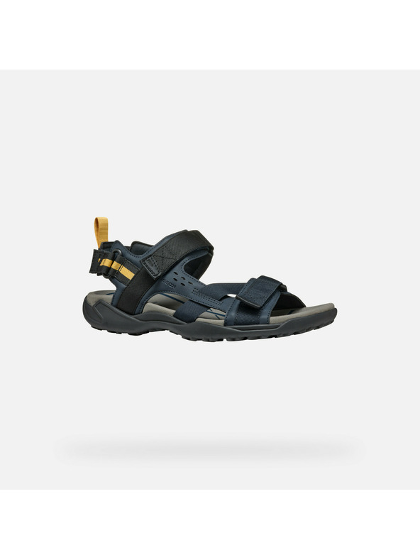 Geox Tmavomodré pánske sandále Geox Terreno + Grip