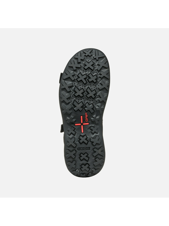 Geox Tmavomodré pánske sandále Geox Terreno + Grip