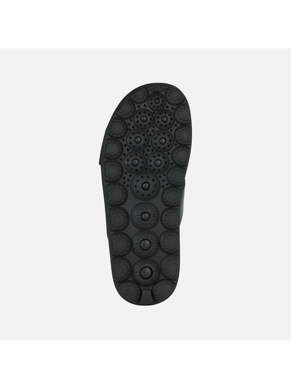 Geox Čierne pánske šľapky Geox Spherica Ec6