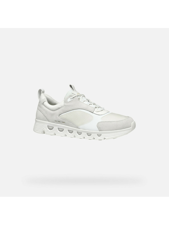 Geox Biele pánske tenisky Geox Spherica ECUB-4