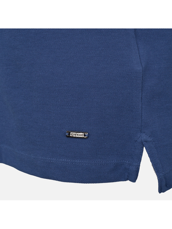 Geox Tmavomodrá pánska polokošeľa Geox