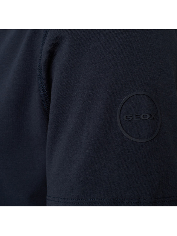 Geox Tmavomodrá pánska polokošeľa Geox