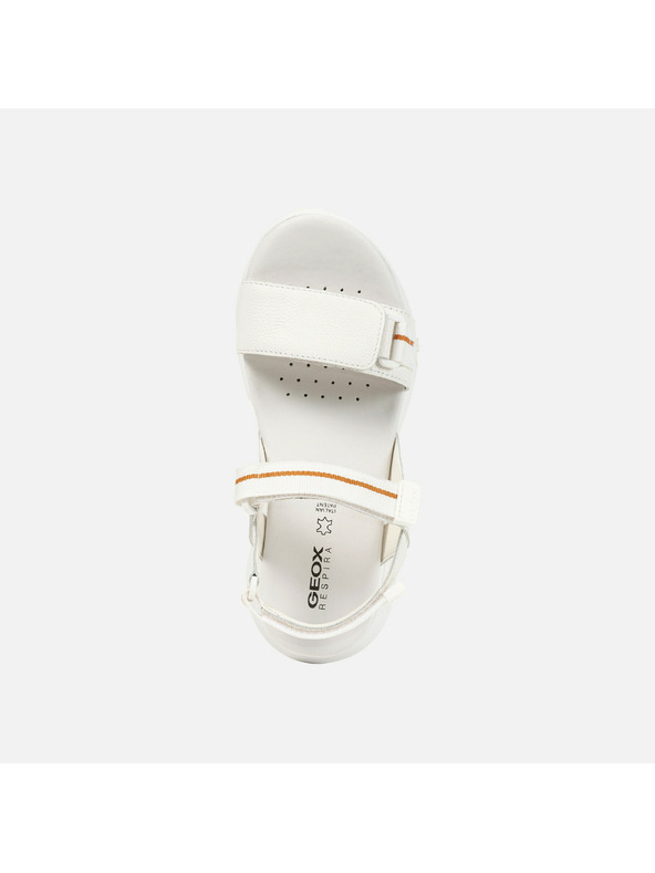 Geox Biele dámske sandále Geox Sorapis + Grip