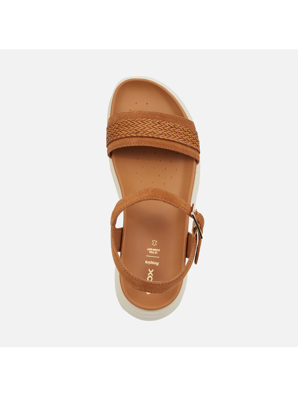 Geox Hnedé dámske sandále Geox Xand 2.1S