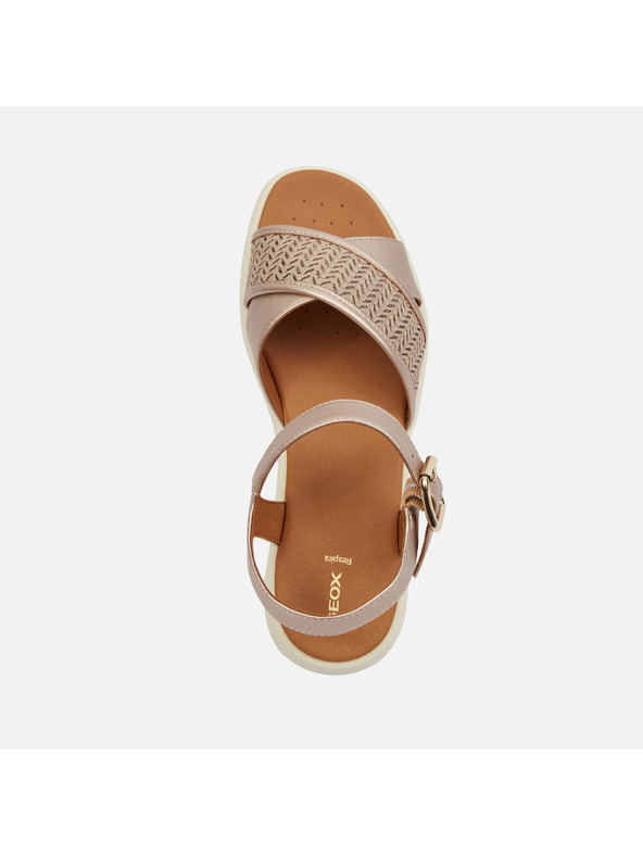 Geox Krémové dámske sandále Geox Camalei
