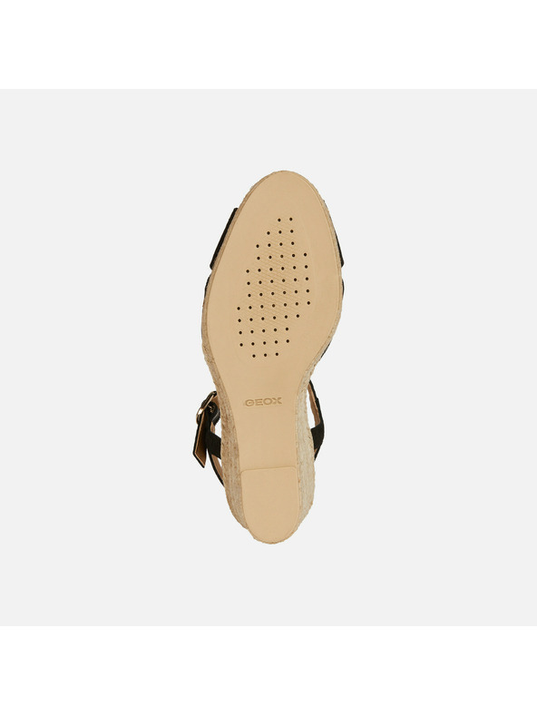 Geox Čierne dámske sandále Geox Gelsa Low