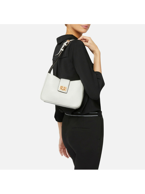 Geox Biela dámska kabelka Geox Solangy