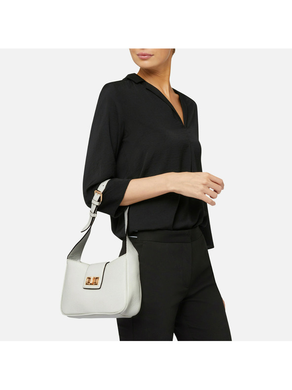 Geox Biela dámska kabelka Geox Solangy