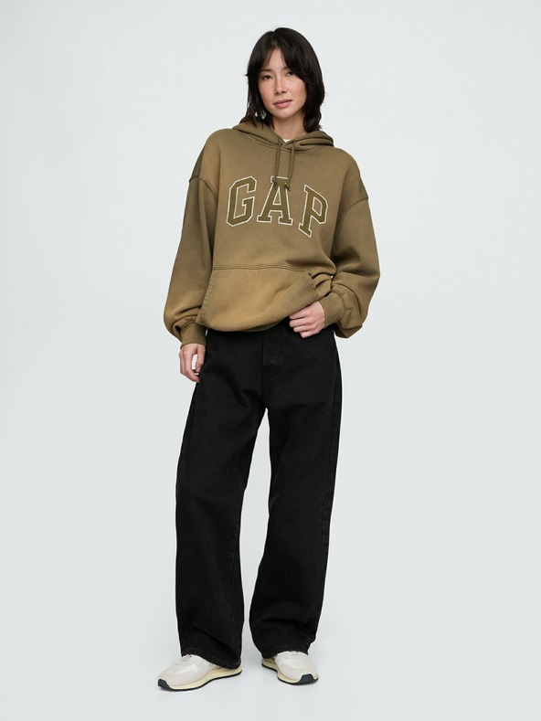 GAP Oversize mikina s logom Americana Unisex GAP