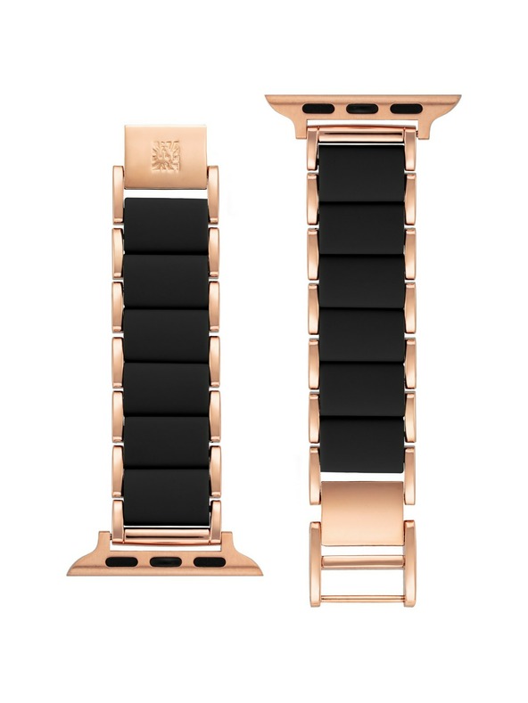 Anne Klein Remienok kombinácia silikón a oceľ pre Apple Watch Anne Klein 38/40/41