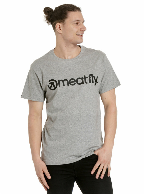 Meatfly Meatfly balenie pánských tričiek MF Logo Multipack Black/Grey Heather/White | Čierna | Veľkosť