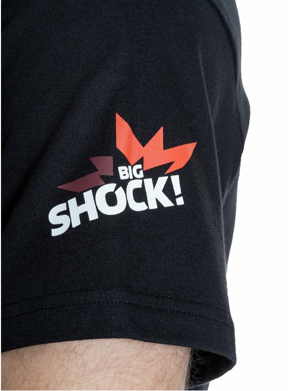 Meatfly Meatfly pánske tričko Big Shock 8Bit Black | Čierna | Veľkosť