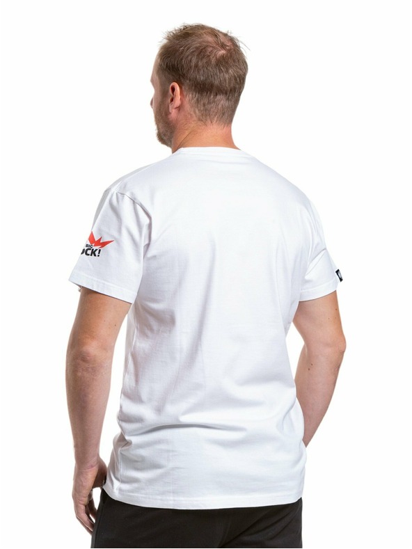 Meatfly Meatfly pánske tričko Big Shock Gameon White | Biela | Veľkosť