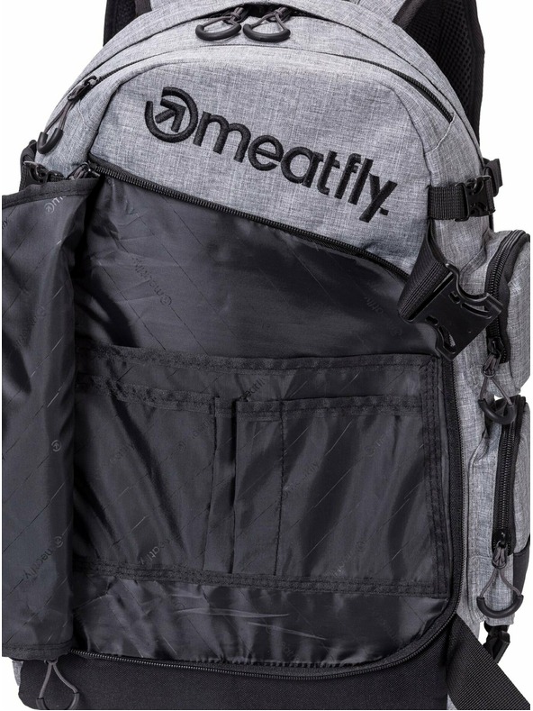 Meatfly Meatfly batoh Wanderer - Svetlo Šedý | Šedá | Objem 28 L